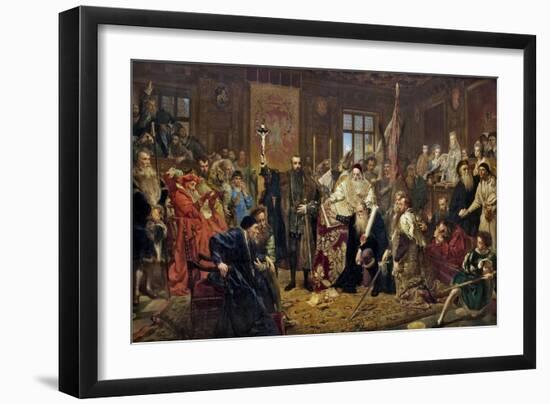 The Union of Lublin, 1869-Jan Alojzy Matejko-Framed Giclee Print