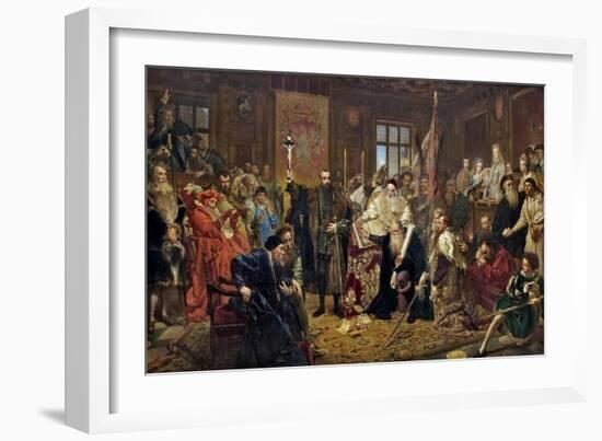 The Union of Lublin, 1869-Jan Alojzy Matejko-Framed Giclee Print