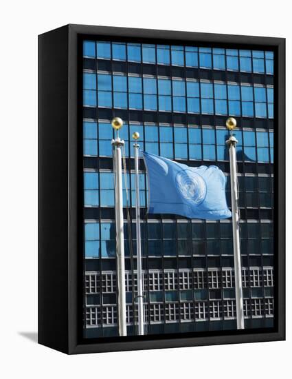 The United Nations Building, Manhattan, New York City, New York, USA-Amanda Hall-Framed Premier Image Canvas