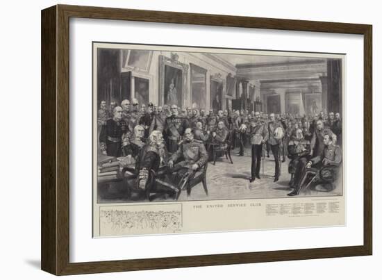 The United Service Club-Thomas Walter Wilson-Framed Giclee Print