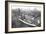 The United States Battleship 'Texas' Setting Out from New York Harbour, C.1917-null-Framed Giclee Print