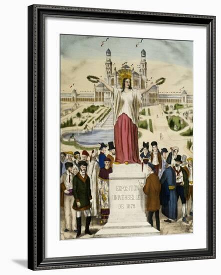 The Universal Exposition in Paris in 1878-null-Framed Giclee Print