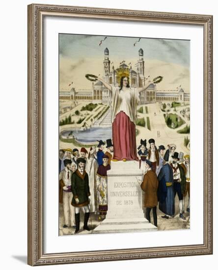 The Universal Exposition in Paris in 1878-null-Framed Giclee Print