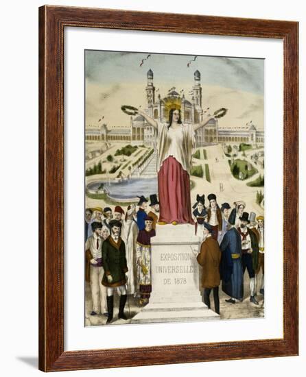 The Universal Exposition in Paris in 1878-null-Framed Giclee Print