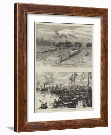 The Universities' Boat-Race-Frank Dadd-Framed Giclee Print