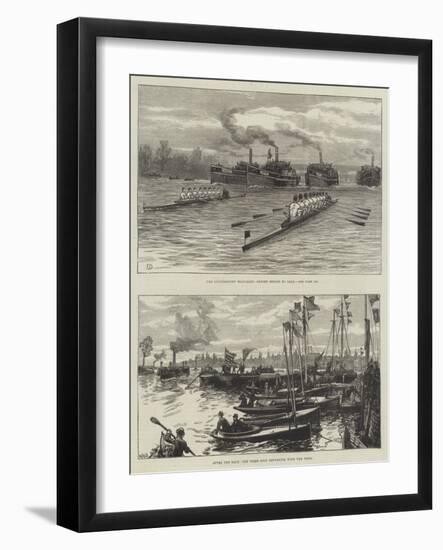 The Universities' Boat-Race-Frank Dadd-Framed Giclee Print