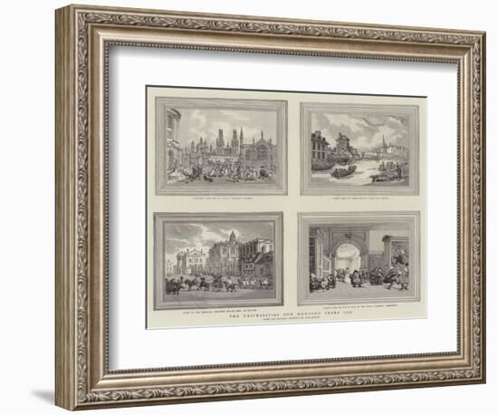 The Universities One Hundred Years Ago-Thomas Rowlandson-Framed Giclee Print