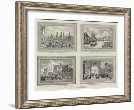 The Universities One Hundred Years Ago-Thomas Rowlandson-Framed Giclee Print