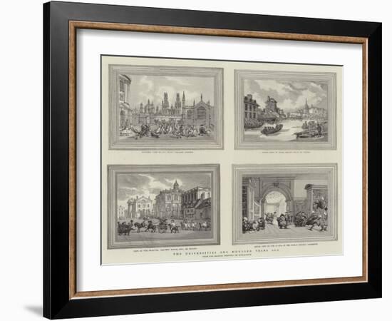 The Universities One Hundred Years Ago-Thomas Rowlandson-Framed Giclee Print