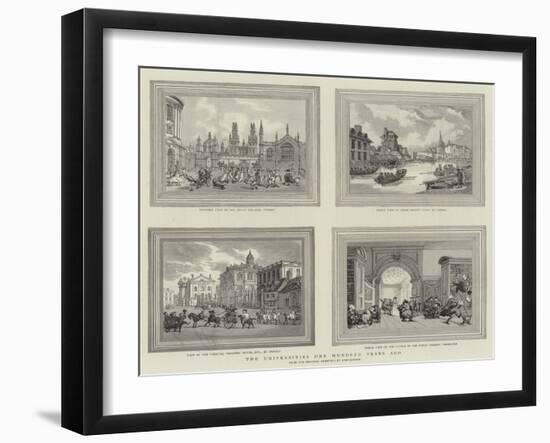 The Universities One Hundred Years Ago-Thomas Rowlandson-Framed Giclee Print