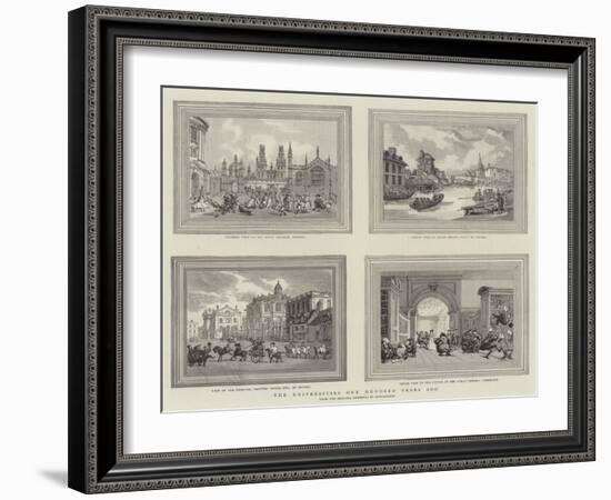 The Universities One Hundred Years Ago-Thomas Rowlandson-Framed Giclee Print