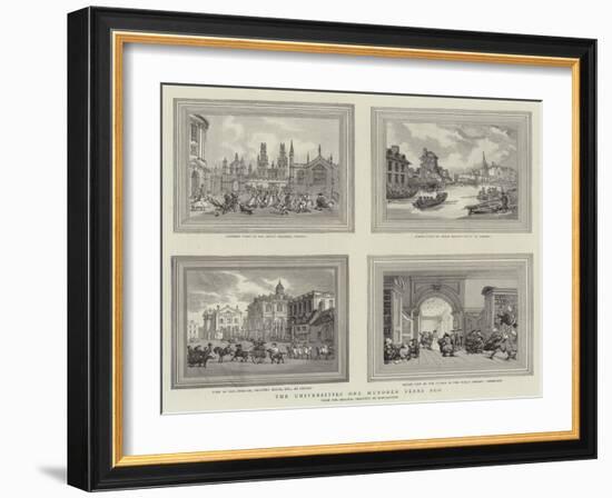 The Universities One Hundred Years Ago-Thomas Rowlandson-Framed Giclee Print