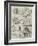 The University Boat-Race, Sketches before the Race-Alfred Courbould-Framed Giclee Print