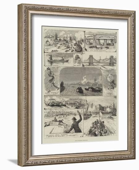 The University Boat-Race-Alfred Courbould-Framed Giclee Print