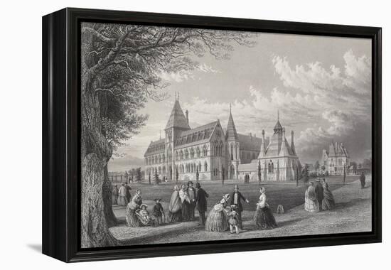 The University Museum: Oxford Almanack for 1860, 1860-John Le Keux-Framed Premier Image Canvas