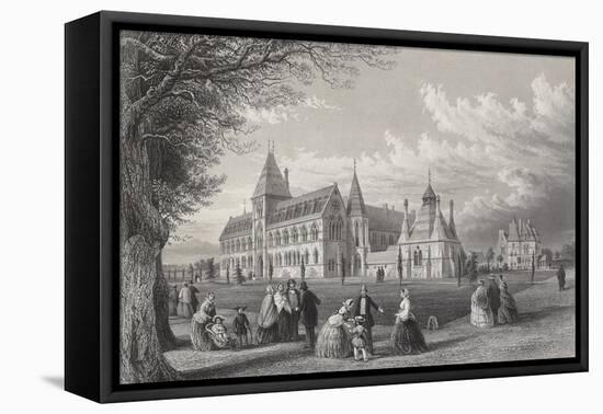 The University Museum: Oxford Almanack for 1860, 1860-John Le Keux-Framed Premier Image Canvas