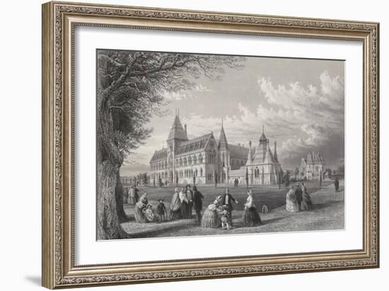 The University Museum: Oxford Almanack for 1860, 1860-John Le Keux-Framed Giclee Print