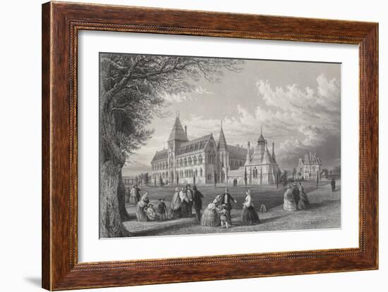 The University Museum: Oxford Almanack for 1860, 1860-John Le Keux-Framed Giclee Print