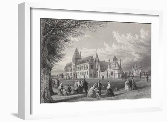The University Museum: Oxford Almanack for 1860, 1860-John Le Keux-Framed Giclee Print