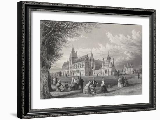 The University Museum: Oxford Almanack for 1860, 1860-John Le Keux-Framed Giclee Print