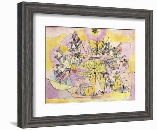 The Unlucky Ships-Paul Klee-Framed Giclee Print