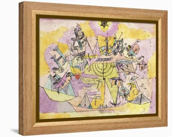 The Unlucky Ships-Paul Klee-Framed Premier Image Canvas