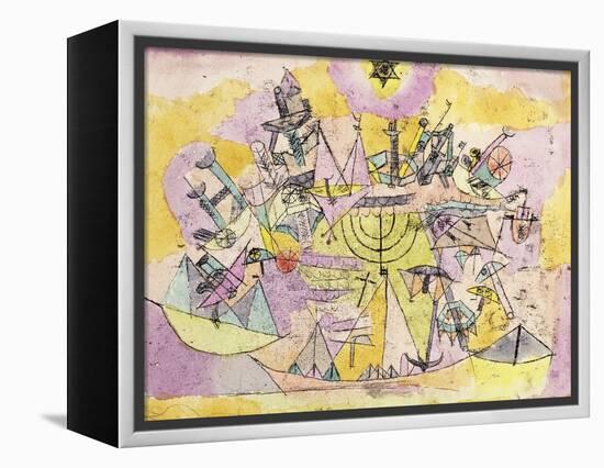 The Unlucky Ships-Paul Klee-Framed Premier Image Canvas