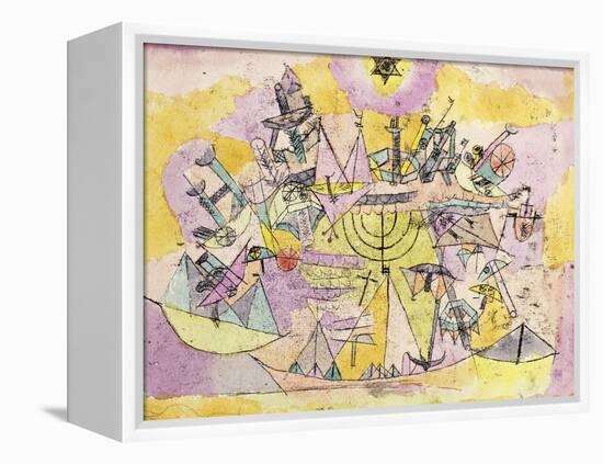 The Unlucky Ships-Paul Klee-Framed Premier Image Canvas