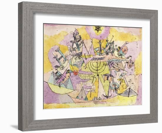 The Unlucky Ships-Paul Klee-Framed Giclee Print