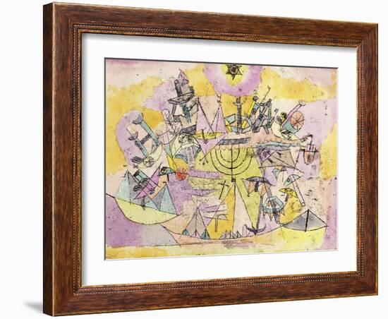 The Unlucky Ships-Paul Klee-Framed Giclee Print