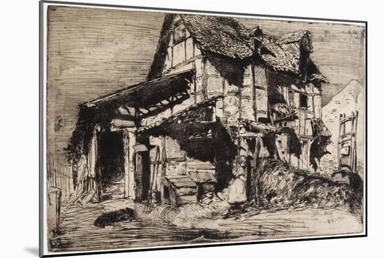 The Unsafe Tenement from Twelve Etchings from Nature, 1858-James Abbott McNeill Whistler-Mounted Giclee Print