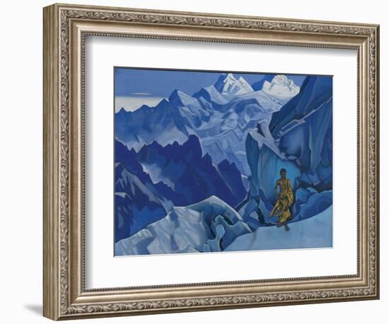 The Unspilled Chalice, 1927 (tempera on canvas)-Nicholas Roerich-Framed Giclee Print