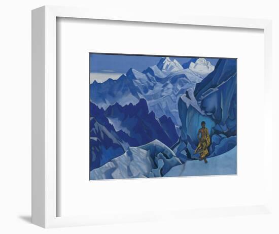 The Unspilled Chalice, 1927 (tempera on canvas)-Nicholas Roerich-Framed Giclee Print