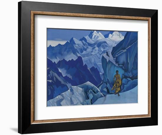 The Unspilled Chalice, 1927 (tempera on canvas)-Nicholas Roerich-Framed Giclee Print