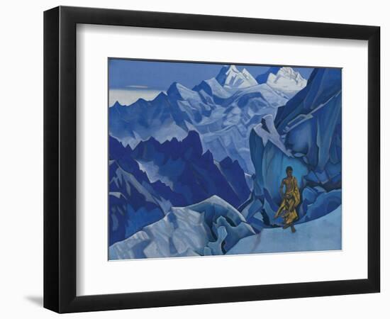 The Unspilled Chalice, 1927 (tempera on canvas)-Nicholas Roerich-Framed Giclee Print