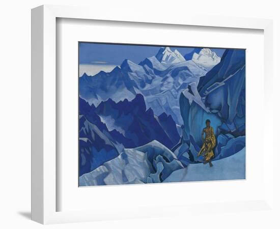 The Unspilled Chalice, 1927 (tempera on canvas)-Nicholas Roerich-Framed Giclee Print