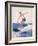 The Unusual Sport of Aquaplaning, a Variation on Water Skiing-Henry Fournier-Framed Photographic Print