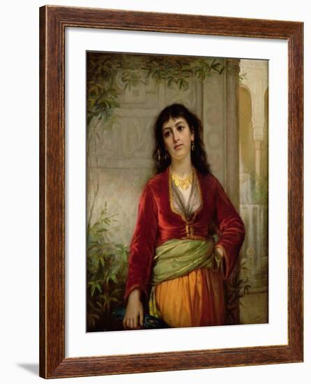 The Unwelcome Companion (A Street Scene in Cairo), C.1872-73-John William Waterhouse-Framed Giclee Print