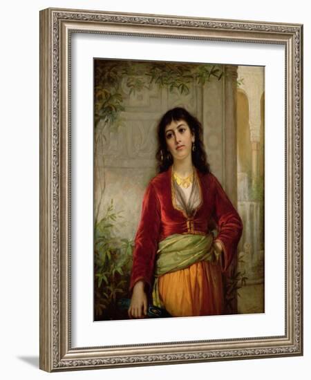 The Unwelcome Companion (A Street Scene in Cairo), C.1872-73-John William Waterhouse-Framed Giclee Print