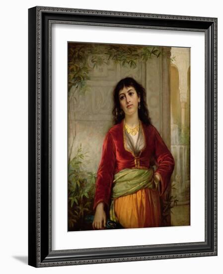 The Unwelcome Companion (A Street Scene in Cairo), C.1872-73-John William Waterhouse-Framed Giclee Print