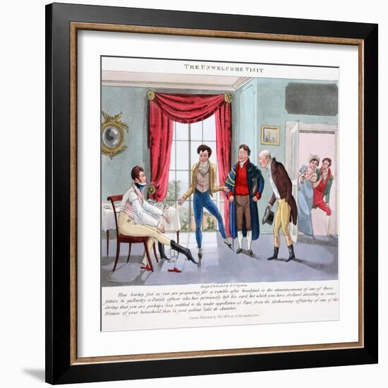 The Unwelcome Visit-Daniel Thomas Egerton-Framed Giclee Print