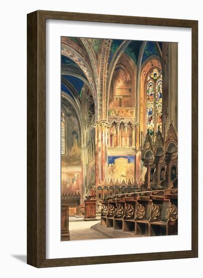 The Upper Church of St Francis, Assisi-Joseph Severn-Framed Giclee Print