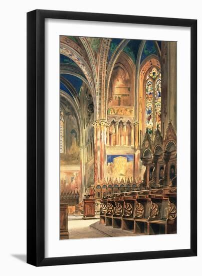 The Upper Church of St Francis, Assisi-Joseph Severn-Framed Giclee Print