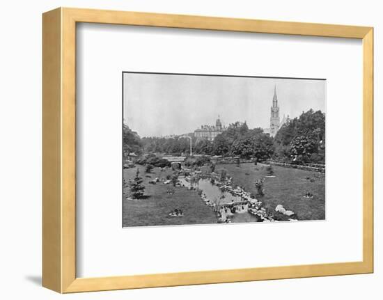 'The Upper Gardens', c1910-Unknown-Framed Photographic Print
