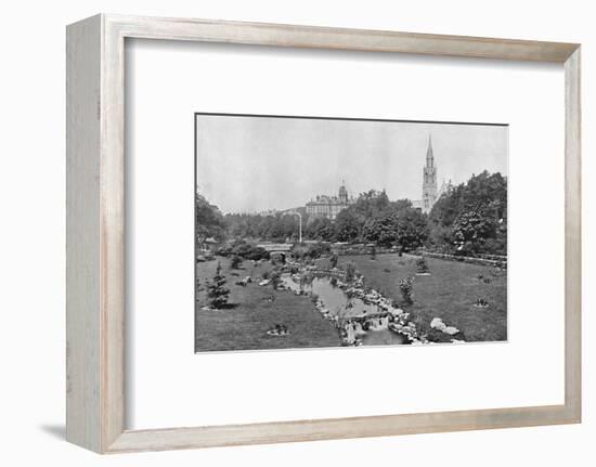 'The Upper Gardens', c1910-Unknown-Framed Photographic Print