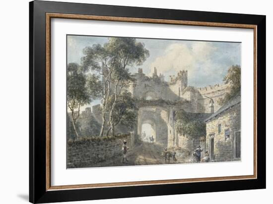 The Upper Gate, Conway, Wales-Paul Sandby-Framed Giclee Print