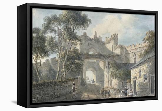 The Upper Gate, Conway, Wales-Paul Sandby-Framed Premier Image Canvas