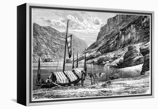 The Upper Yangtse-Kiang, China, 1895-Weber-Framed Premier Image Canvas