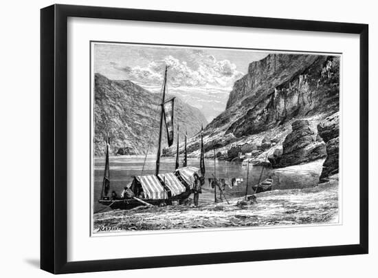 The Upper Yangtse-Kiang, China, 1895-Weber-Framed Giclee Print