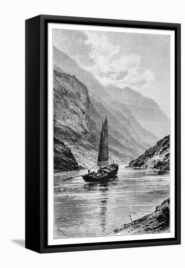 The Upper Yangtze River, China, 1895-Charles Barbant-Framed Premier Image Canvas